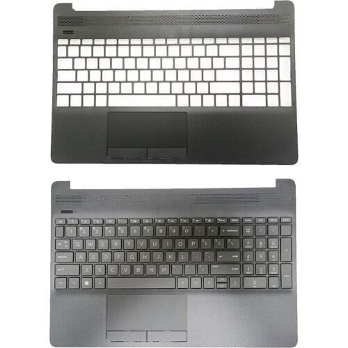 New For HP 15S-DU 15S-DY 15-DW Series Laptop Palmrest With Keyboard L94456-001 AP2H8000E00 Black