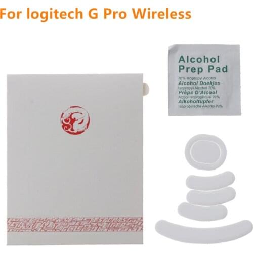 New Arrival 1 set/pack Enhanced Tiger Gaming Mouse Skates Feet For logitech G Pro Wireless White Glides Curve Edge Enhanced