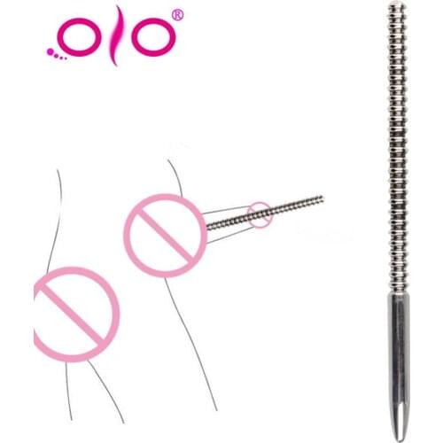 OLO Horse Eye Stimulation Penis Plug Urethral Dilators Stainless Steel Sex Toys For Male Masturbation Adult Toy