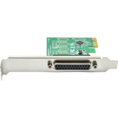 PCIe Parallel Expansion Card PCI Express 1.0 x1 to 1 Port Industrial DB25 25 pin Converter Adapter Controller for Desktop PC