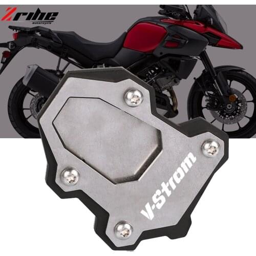 Motorcycle Kickstand Enlarger Plate Side Stand Extension Pad For Suzuki VStrom V-Strom 1000 DL1000 1000XT 2014-2019 2015 2016