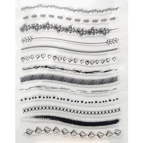 Transparent Stamps Heart Flower New 2021 Rubber Silicone Seal For DIY Scrapbooking Card Making Album Decoroation Crafts