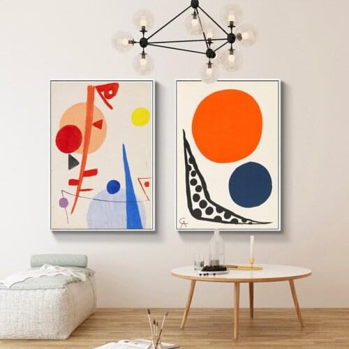 Modern Nordic Geometry Picture Art Abstract Posters and Prints Canvas Painting Wall Art Pictures for Kids Study Room Decoration
