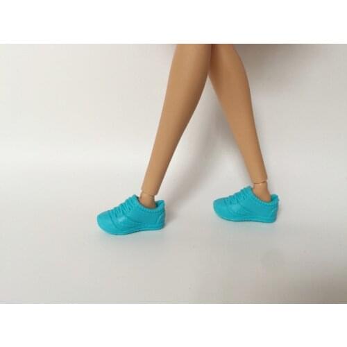 Sports shoes Blue Shoes accessories for barbie dolls D150