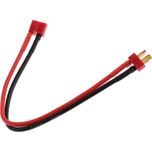 22cm T Plug Male to Female 14AWG Extension Wire or Adapter for RC Battery