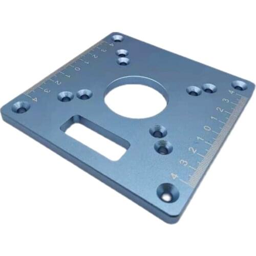 Universal Aluminium Router Table Insert Plate Woodworking Benches Wood Router Trimmer Models Engraving Machine For Makita
