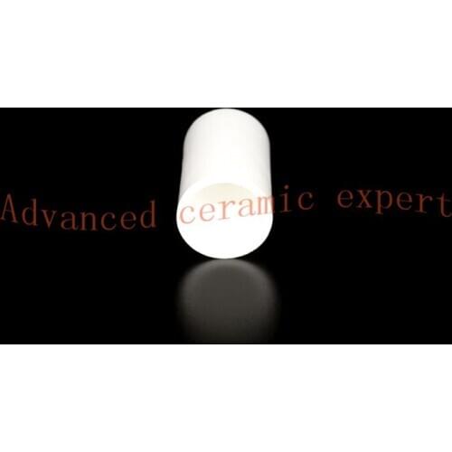 High Purity Magnesium Oxide Ceramic Crucible D20*H60mm/99%MgO Cylindrical Ceramic Crucible/Refractory Ceramics