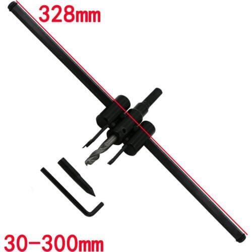 High quality ! 300mm DIY speaker hole Shoot the light hole Carpentry openings adjustable reamer bit