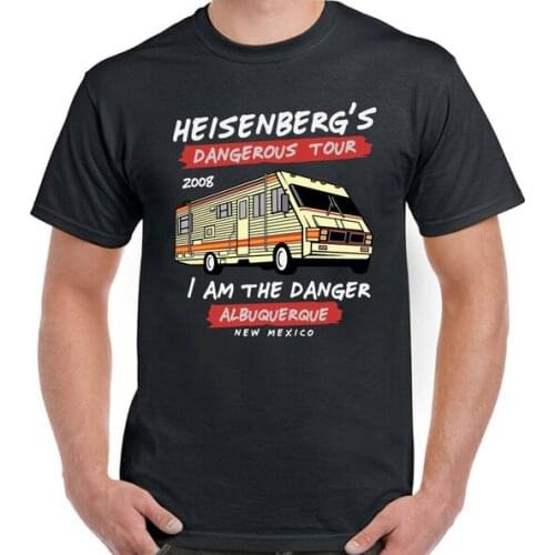 Breaking T-Shirt Bad Heisenbergs Dangerous Tour Mens Funny Inspired Fan