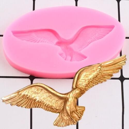3D Craft Birds Silicone Mold Resin Epoxy keychain Jewelry Pendant Mold DIY Chocolate Candy Cupcake Fondant Cake Decorating Tools