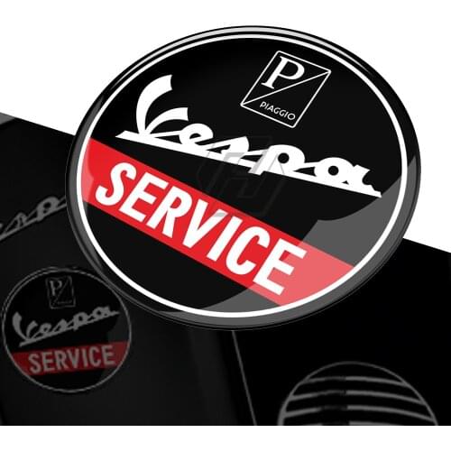 3D Resin Motorcycle Sticker Case for Vespa Service Sprint GTS GTV LX PX GS SS 50 125 150 200 300 300ie
