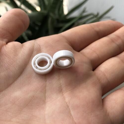 4pcs/10pcs MR128 ZrO2 full Ceramic ball bearing 8x12x3.5 mm Zirconia ceramic bearings 8mm*12mm*3.5mm