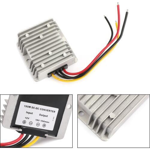Areyourshop 12V to 19V DC-DC Boost Step Up Power Converter Voltage 10A 190W Regulator Module
