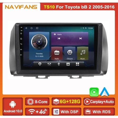 Octa-Core Android 11 Car Radio For Toyota bB 2 QNC20 2005 - 2016 Multimedia Video Player Navigation GPS Head unit HU 4G in Dash