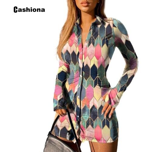 Plus Size 3xl Womens Top Clothing Open Stitch Blouses Long Sleeve Elegant Leisure Geometic Print blusas shirt ropa mujer femme