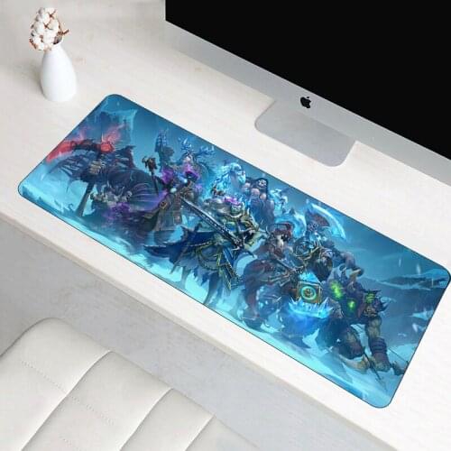70x30cm XL Warcraft III Frozen Throne Gaming Mouse pad Large WOW padmouse Rubber Locking Edge decoration Laptop Notebook Mat