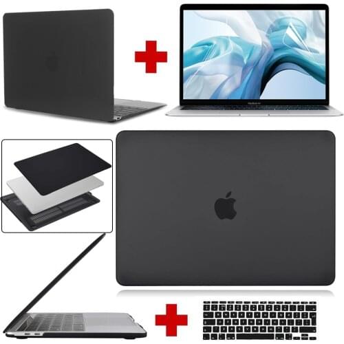 Laptop Case for Apple Macbook Air 13/11/MacBook Pro 13/16/15 Inch Hard Shell Protector Case+Screen Protector +Keyboard Cover