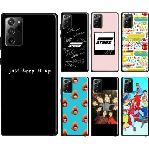KPOP ATEEZ Phone Case For Samsung Galaxy S20 FE Note 20 S21 Ultra S8 S9 S10 Note 10 Plus S10e Coque