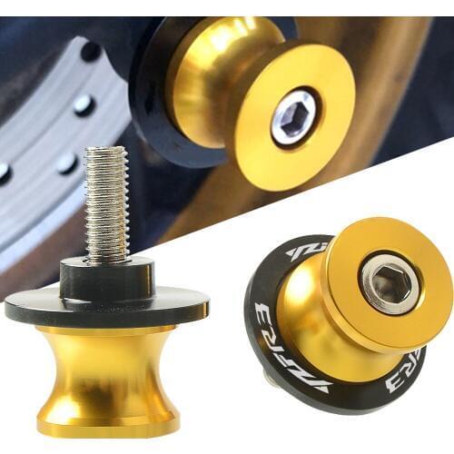 For Yamaha YZFR3 6mm CNC aluminum New Motorcycle Swingarm Spools Slider Stand Screw For Yamaha YZFR3 YZ-FR3 YZF R3 YZF-R3 2015