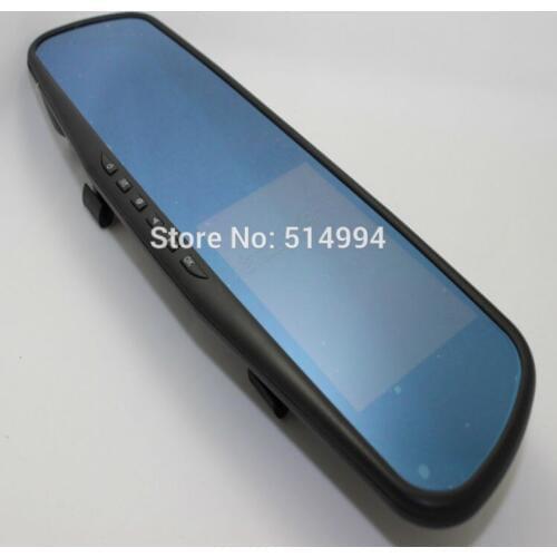 Hot Sale 4.3'' Full 1080P 4x Digital Zoom Rearview Mirror Video Recorder Car DVR Dual Night Vision Parking Camera G-Sensor