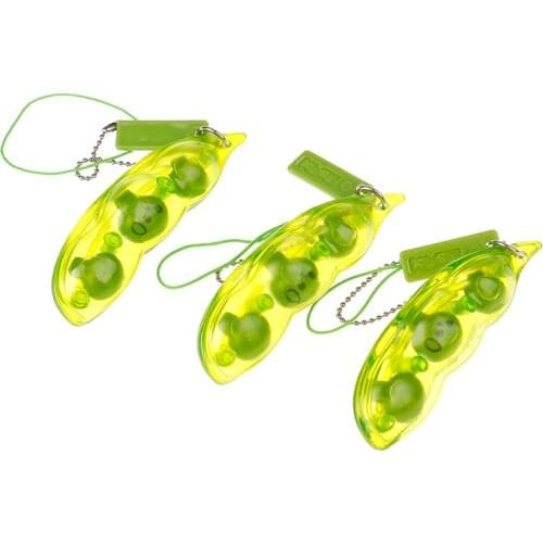 1/2/3pcs Fidget Toy Antistress Squeeze Edamame Relieve Stress Toy Pop Lovely it Squeeze Beans Surface Emotion Figet 7*2*1.5cm