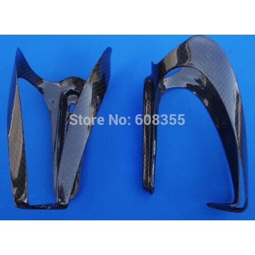 Carbon glossy MTB Mountain Road bike bicycle water Bottle cage - 2 Pcs Cages WBC011