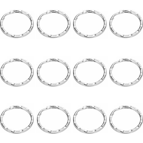20Pcs/Lot Split Key Ring Circle Diameter 25mm Keyring Metal Key Rings For Keychain Making Diy Jewelry KeyRings