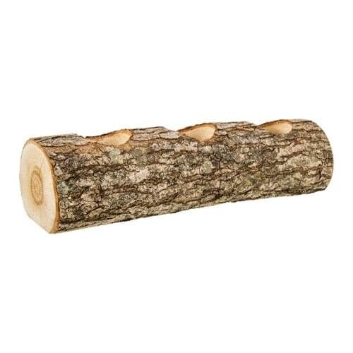 LoveQ Natural Billet Candle Holder triple 24,5 X7X6 Cm christmas decorations рождественские украшения