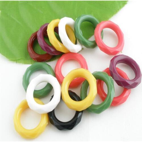 15Pcs Acrylic Knitting Stitch Markers 11 mm