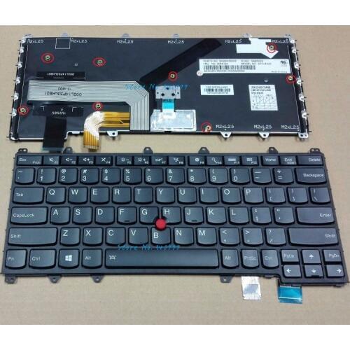 Backlit US New keyboard For Lenovo thinkpad yoga 260 00PA124 00PA206 SN2OH35033 5AZ00S2 with frame