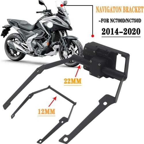 NEW Motorcycle For HONDA NC700D NC 700 D Front Phone Stand Holder Smartphone Phone GPS Navigaton Plate Bracket 2014-2020
