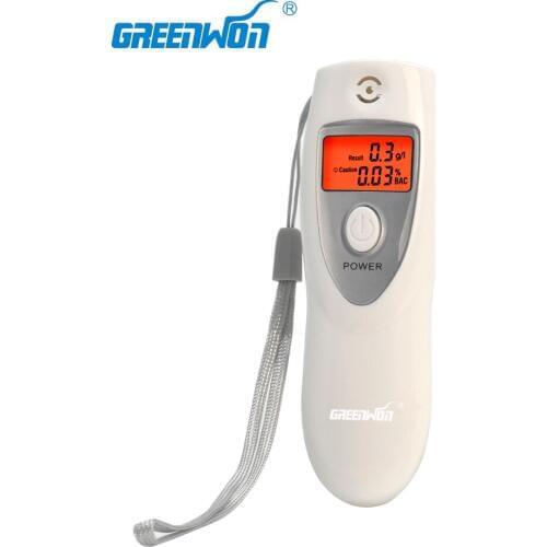 Prefessional Police Portable Breath Alcohol Analyzer Digital Breathalyzer Tester Body Alcoholicity Meter Alcohol Detection