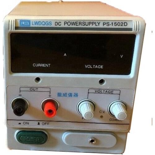 PS-1502D DC Power Supply Adjustable or Constant 15V 0-2A high stability