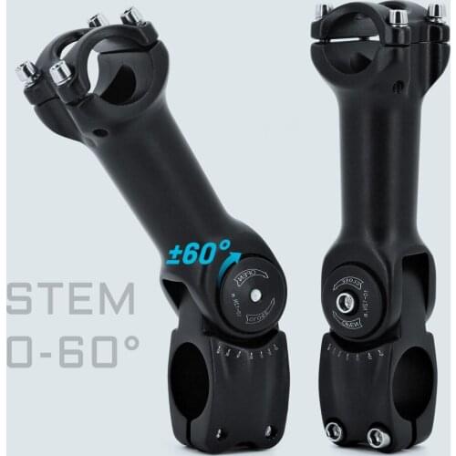 Potencia Mtb Adjustable Bike Stem 25.4/31.8x90 110 130mm mm MTB Mountain Bicycle Stem XC Road City Bike Cycling Part Bicycle
