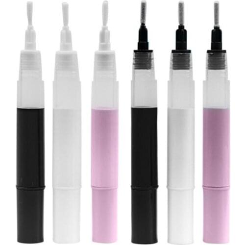 10/30/50pcs 3ml Plastic Twist Up Pen Portable Dail Up Pen Disposable Lip Gloss/Lip Oil Pen Eyelash Growth Fluid Container