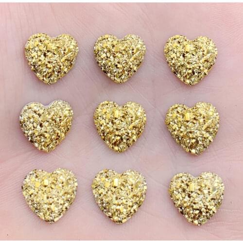 Wholesale 250Pcs 12mm Heart Flatback Resin Rhinestones for DIY Scrapbooking Wedding Decoration -S423*5