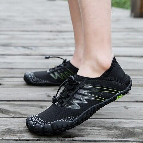 Men Women Comfortable Breathable Upstream Aqua Shoes Quick Dry Nonslip Barefoot Beach Wading Shoes Seaside Trekking Water Shoes