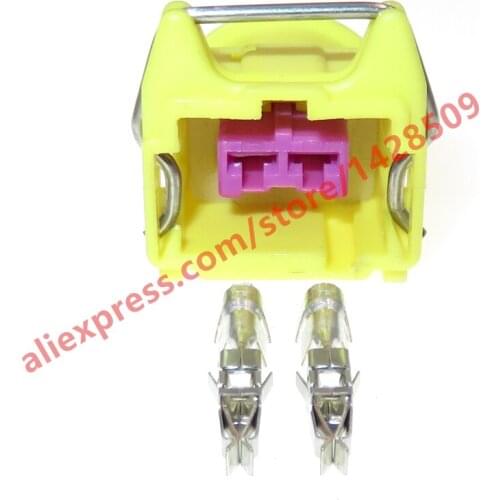 5 Sets 2 Pin 3.5 Series Wire Harness Plastic Plug Power Unsealed Connector With Terminal For Automobile 144473-4