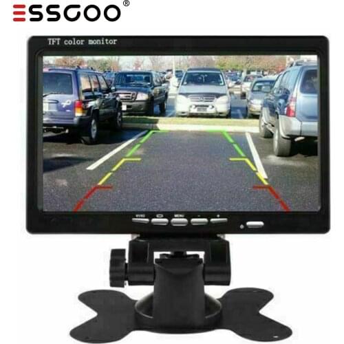 ESSGOO Car Monitor 7 Inch TFT LCD Display Reversing Screen Monitor Security Monitor Parking assistance for Truck