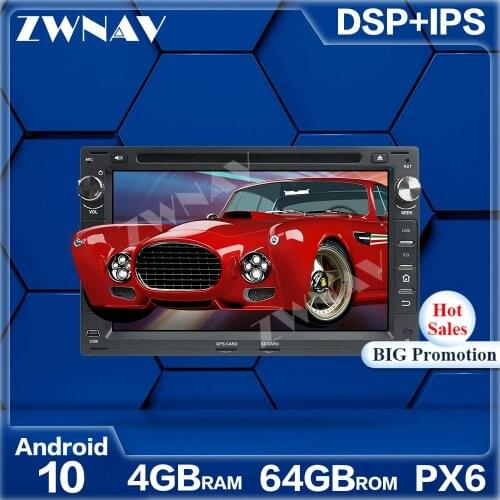 PX6 4G+64GB Android 10.0 Car Multimedia Player For Volkswagen OLD PASSAT 1999 Navi Radio navi stereo IPS Touch screen head unit