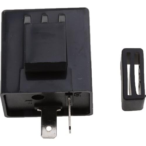 DC6-12V 2 Pin Flasher Relay Universal for Motorbike Blinker Electronic LED Indicators Beeper Fix Flash Motorcycle Resistor