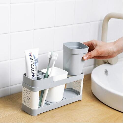 Bathroom Tumblers Toothbrush Cup Set Toothbrush Holder