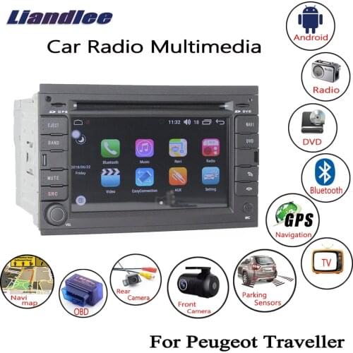 For Peugeot Traveller 2007~2015 Android Car Radio CD DVD Player GPS Navigation Maps Camera OBD TV HD Screen