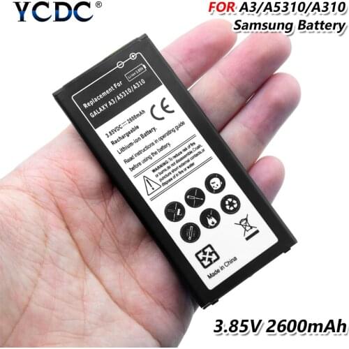 EB-BA310ABE Replacement Phone Battery For Samsung GALAXY A3 2016 Edition A310 A5310A A310F A310M A310Y A310F/DS 2600mAh NFC