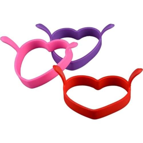 Kitchen Tools Heart shape Silicone Egg Pancake Mold Fried Egg Mold Pancake Rings Form For Eggs Kitchen Tools