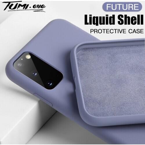 For Samsung A21S A51 A71 A31 A50 A70 A20 A30 A40 A10 Liquid Silicone Soft Case For Galaxy S20 Ultra S10 S9 S8 Plus Note 10 Lite