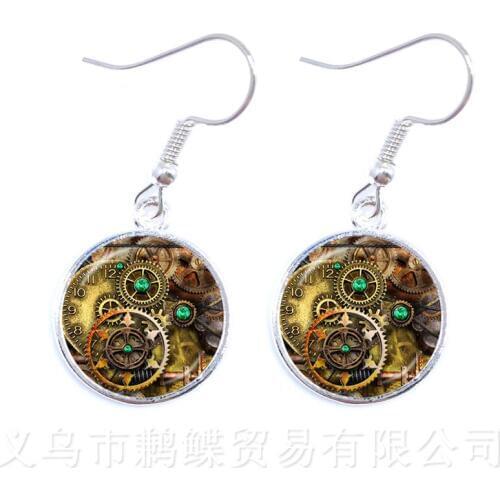 2018 New Compass Earrings Back To School Gift Graduation Gift Go In The Direction Of Your Dreams Drop Earrings For Women