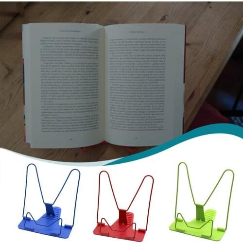 Bookends Portable Foldable Adjustable Bookend Stand Reading Book Stand Document Holder Base Reading Book Holder
