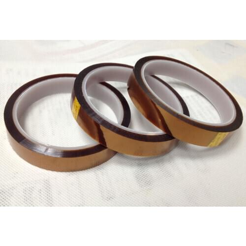 Polyimide Golden Heat Insulating and High Temperature Rubber 15 Mm Golden Finger High Temperature Adhesive Tape