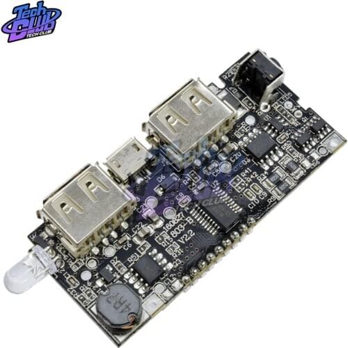 Automatic Protection Dual USB Mobile Power Bank 5V 1A 2.1A 18650 Lithium Battery Charger Board Digital LCD Charging Module